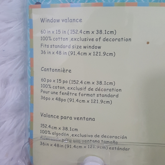 Spotty Owls Window Valance 60ix15 - Picture 8 of 9